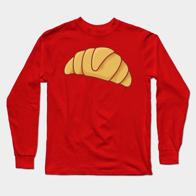 Croissant Icon Long Sleeve T-Shirt by sifis